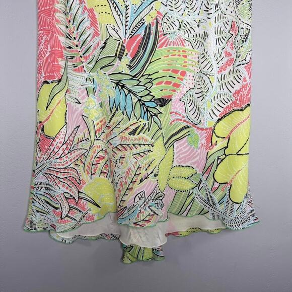 Boho Coastal Tropical Midi Skirt – Size 14 - Lettuce Hem Resortwear Islandcore - Picture 3 of 8